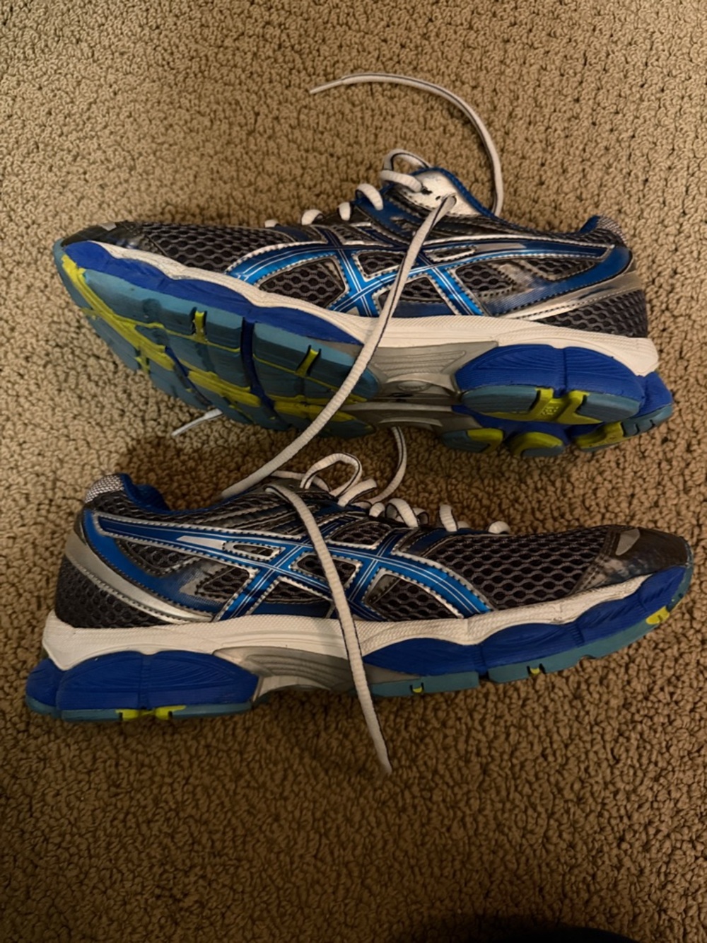 Asics Blue and Gray women’s Running Sneakers